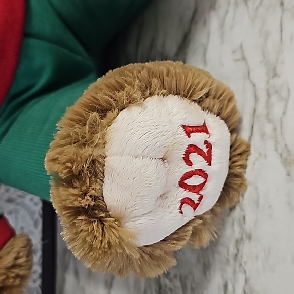 NWT Snowflake Teddy Christmas 2021 Santa Hat soft plush stuffed collector's 20" - Picture 4 of 12